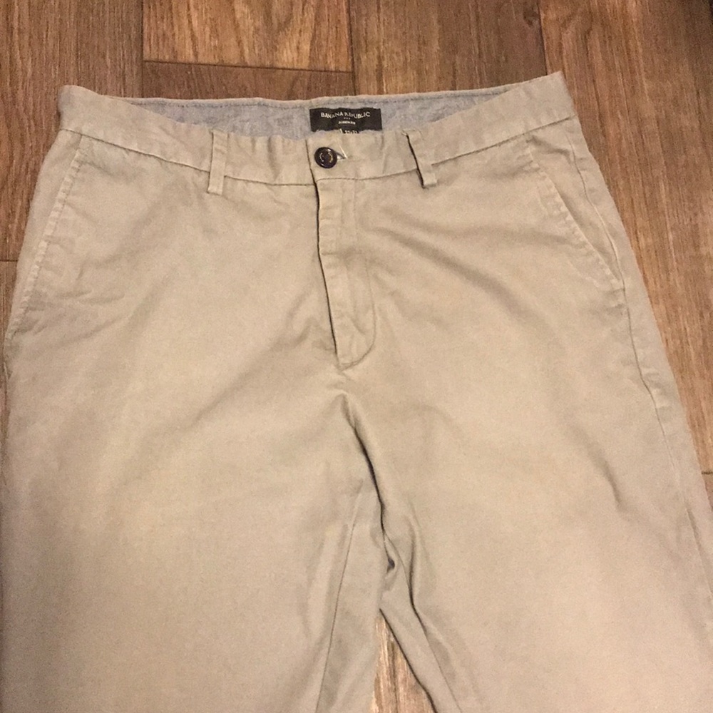 Banana Republic Aiden Fit Grey Chino